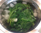 定番に☆ほうれん草の胡麻和え(じゃこ入り作り方3写真