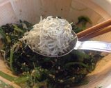 定番に☆ほうれん草の胡麻和え(じゃこ入り作り方6写真