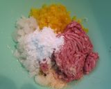カブのファルシ★ひき肉パプリカ作り方3写真
