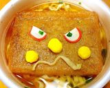 赤いきつね で顔アート作り方6写真