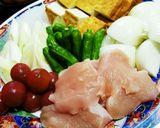 鶏肉のすき焼き　極道料理人(^-^)/作り方10写真