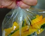 ノンオイルドレッシングで夏野菜の揚げ浸し作り方3写真