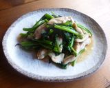 ささ身と空芯菜のオイスター炒め♪作り方6写真