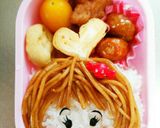 女の子のキャラ弁　超簡単♬　５分　時短♡作り方4写真