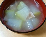 ヘルシー☆冬瓜とベーコンの中華スープ作り方3写真