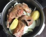 加圧で蒸す、ふっくらスジ煮込み作り方3写真