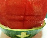 既に剥けてるスイカ。作り方7写真