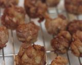 節約レシピ☆豚こまボールのから揚げ作り方4写真