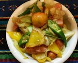 おくら　ウインナー　パプリカ絶品野菜炒め作り方7写真