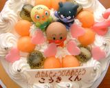 アンパンマン☆バースデーケーキ作り方12写真