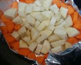 取分け食に★お芋とお豆の甘～いサラダ作り方3写真