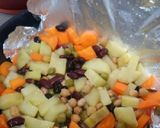 取分け食に★お芋とお豆の甘～いサラダ作り方6写真