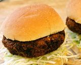 美味し懐かしメンチカツバーガー作り方6写真