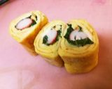 玉子1個で☆カニカマの玉子焼き☆作り方6写真