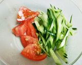 肉味噌ジャージャー麺風かき揚げ乗せ作り方3写真