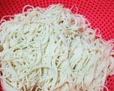 肉味噌ジャージャー麺風かき揚げ乗せ作り方6写真