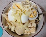 夕食の残りで！麻婆納豆丼作り方3写真