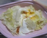 電子レンジで簡単！キャベツの卵とじ☆作り方4写真