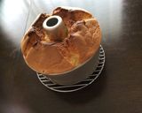 ラムレーズンとクルミのシフォンケーキ作り方9写真