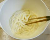 mレンジで♪和風カルボナーラうどん作り方2写真