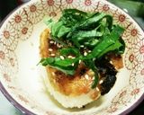 梅みそ焼きおにぎりのだし茶漬け作り方5写真