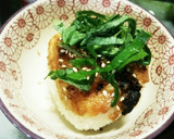 梅みそ焼きおにぎりのだし茶漬け作り方5写真