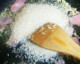 簡単！生米DE枝豆とナスのリゾット♪作り方4写真