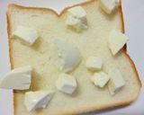 紫蘇香る❀モッツァレラ×椎茸の和トースト作り方3写真