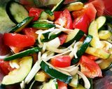 ズッキーニなど夏野菜たっぷり!酢醤油和え作り方8写真