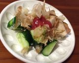 ☆乱切りきゅうりの梅かつお作り方2写真