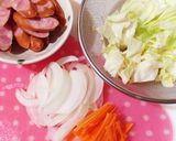 パパッと一品♡マヨカレーうどん作り方1写真
