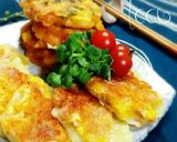 とうもろこしのチヂミ◎ハムチーズ＆キムチ作り方9写真