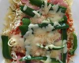 ラーメンピザ作り方4写真