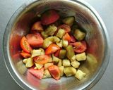 レンジで簡単☆ナスとトマトの中華マリネ。作り方5写真