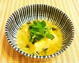 松茸のお吸い物で☆冷やし餡かけ玉子豆腐作り方3写真