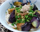 そぼろとナスの✿ぶっかけうどん作り方7写真