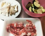 豚肉と茄子とエリンギのゆず胡椒炒め作り方1写真