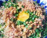 糖質制限！糖質0麺で、まぜそば風☆作り方5写真