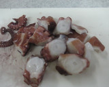 鶏肉とタコの炊き込みご飯作り方1写真