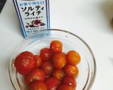 夏トマトのライチシロップ漬け作り方2写真