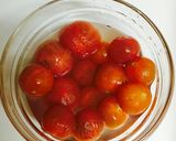 夏トマトのライチシロップ漬け作り方3写真