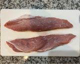 豚塊肉の赤ワイン漬け込み焼き作り方1写真