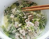 節約簡単☆豆苗と豚コマのあっさり煮☆作り方5写真