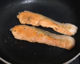 レモン風味＊鮭のムニエルクリームソース作り方9写真