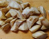白菜とゴボウと鶏むね肉の味噌煮～中華煮～作り方2写真