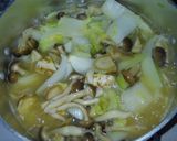 白菜とゴボウと鶏むね肉の味噌煮～中華煮～作り方5写真