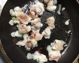 牛もつと紫玉ねぎの塩にんにく炒め作り方4写真