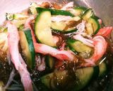 もずく酢☆胡瓜☆カニカマのゴマごま和え作り方3写真