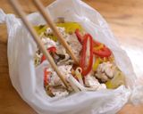レンジで簡単☆アジアンペーパー焼そば作り方6写真