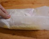レンジでペーパー焼そばカルボ風作り方3写真